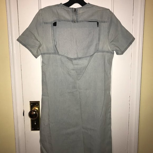 Vintage Denim Open Back Dress - Picture 2 of 3